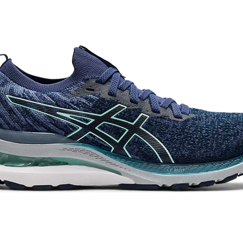 Asics Navy Running Shoes